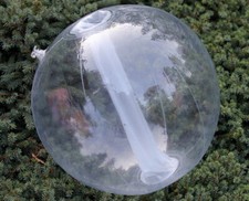 16" CRYSTAL CLEAR Glow Stick or SPRINKLER Beach Ball w/ CLEAR FROST Tube SPH