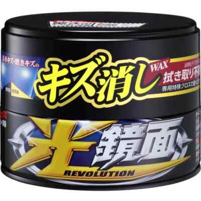 NEW SOFT99 DARK & BLACK Scratch Clear Wax Mirror Finish (200g)