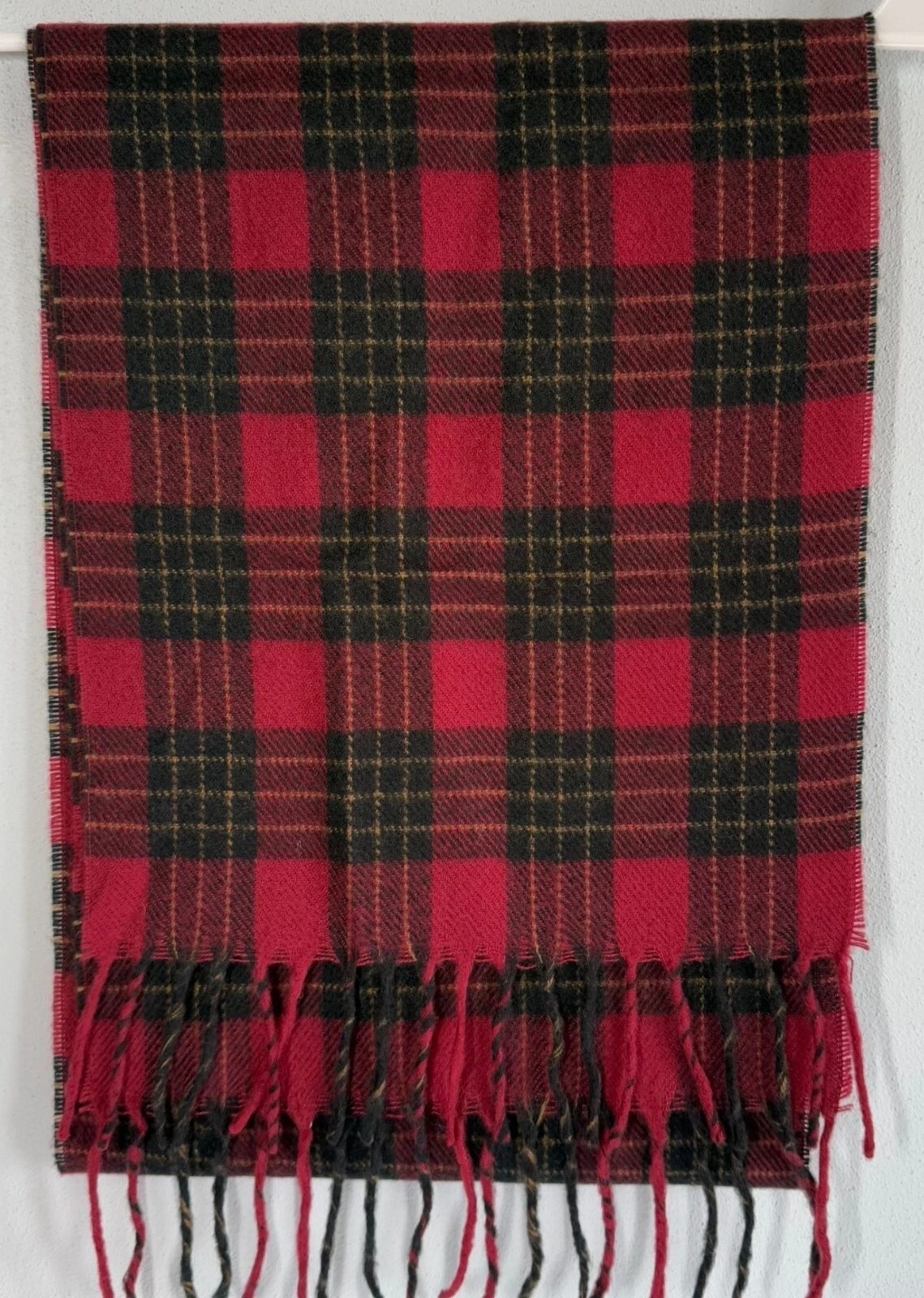 Foulard homme Christian Dior faux rouge à carreaux taille unique FITSts Most