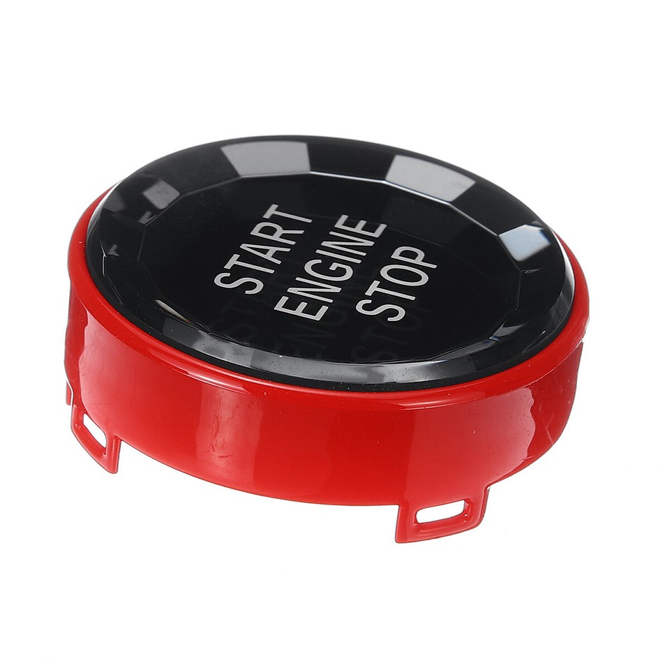 Red Engine Start/Stop Button Cover For BMW E Chassis 3 Series E90 - Foto 4
