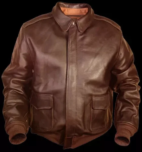*Airforce Leather Retro Motocycle Jacket Flying Coat unisex Men's Jacket//* - Picture 16 of 27