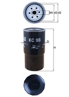 Knecht KC98 Kraftstofffilter FüR Bmw