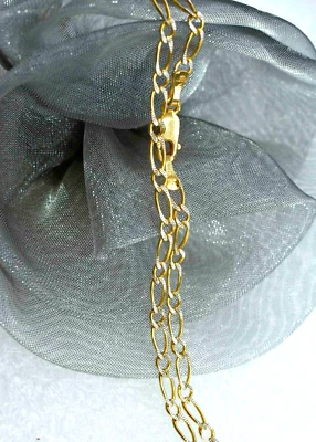 50 cm Halskette 750 Gelbgold 18 KT Gold Kette Damen Herren Unisex 👍WOW - Bild 1 von 4
