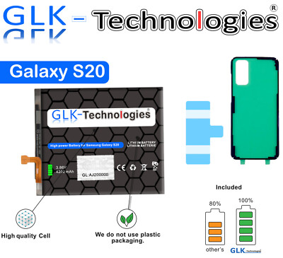 GLK für Original Samsung Akku EB-BG980ABY Galaxy S20 SM-G980F  Battery Ohne Set