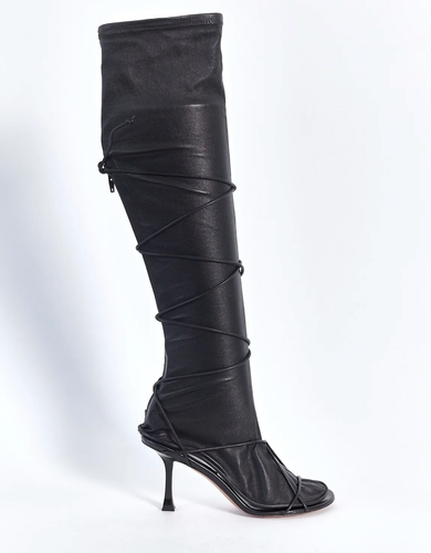 Celine Phoebe Philo Leathe Naked Wrap Lace-Up Sandals Heels Fall 2018 39.5-40 - Picture 8 of 10