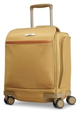 hartmann herringbone deluxe underseat carry on spinner