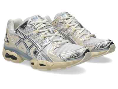 Asics Gel Nimbus 9 White Pure Silver 1201A424-106 Men's Size | eBay