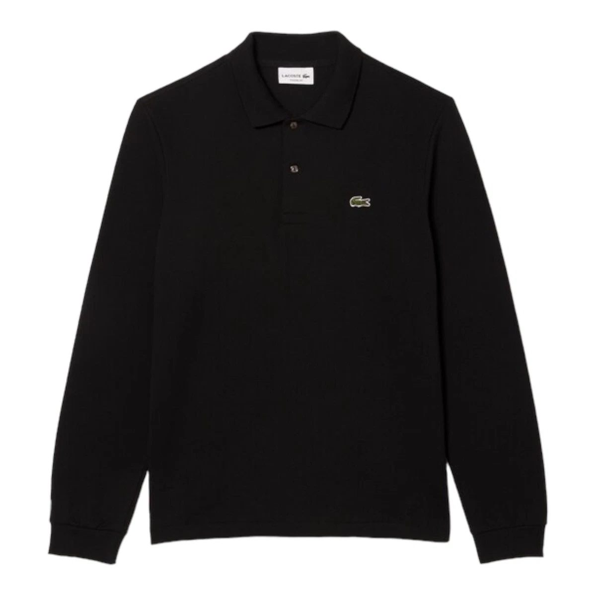 Lacoste black long clearance sleeve t shirt
