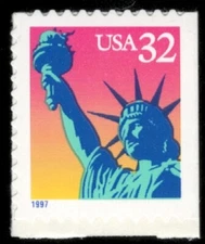 US. 3122. 32c. Liberty. Booklet Single.  MNH. 1997