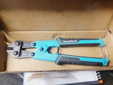 DURATECH 8-inch Mini Bolt Cutter with Bi-Material Ergonomic Handle Grip 