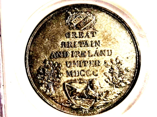 1800 Great Britain BHM-494 WM Ireland & Great Britain Union NGC RARE!
