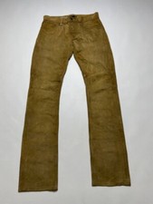 Ralph Lauren suede leather cowboy boot pants