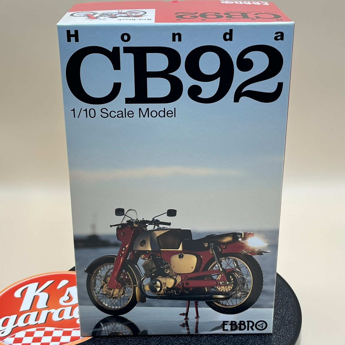 EBBRO 1/10 Honda CB92 1959 Red Black Diecast Motorcycle Japan New  