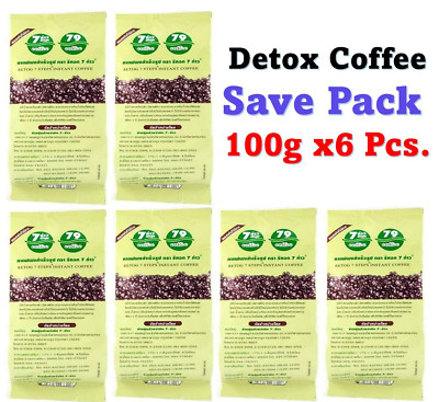 6x Organic Pure Coffee Detox Enema Instant Coffee Detoxification Colon ...