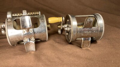 Lot De 2 Moulinets De Pêche Antiques Meisselbach Kingfisher Et Okeh 620 – Occasion – Pièces Rares