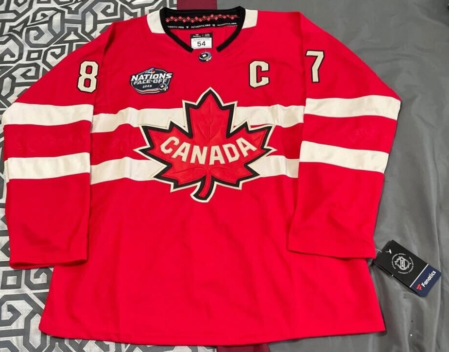 Team Canada Nations Face-Off Hockey Sidney Crosby #87 Jersey