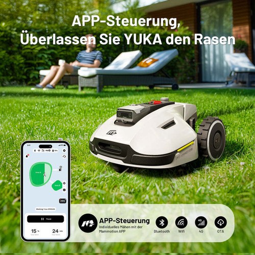 Robot koszący Mammotion YUKA 1500 bez kabla ograniczającego do 1500m2 wersja 2024 - Zdjęcie 6 z 13