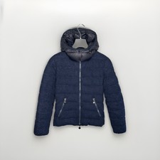 Moncler Astere Giubbotto And Navy Blue Fabric Size 1 / Small
