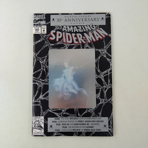 Amazing Spider-Man #365 30th Anniversary Holo Cover 1st Miguel O'Hara VF 1992