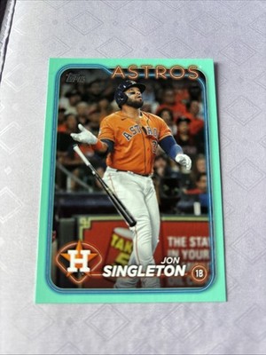 2024 Topps Update Aqua #US323 Jon Singleton Houston Astros