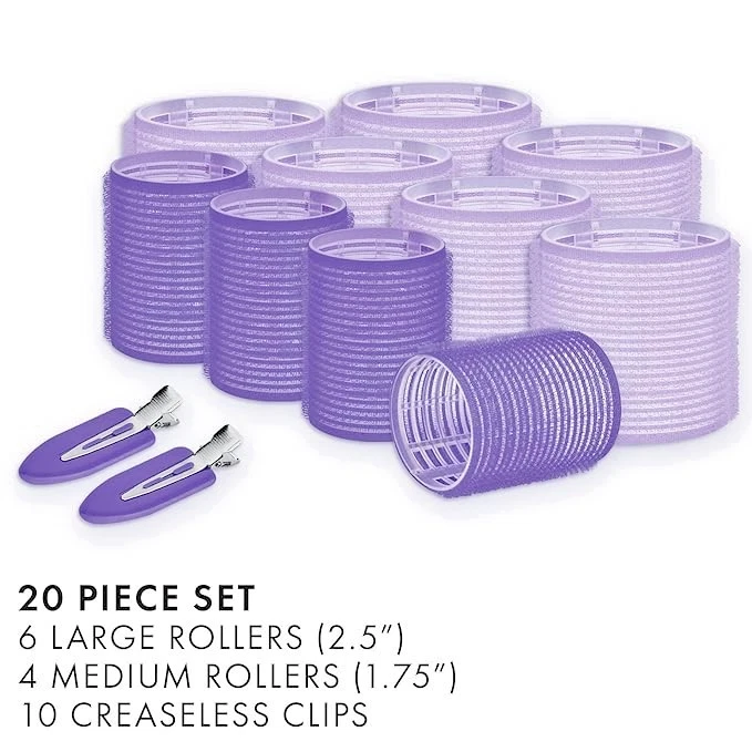 Hot Tools набор роликов для самостоятельного захвата 6 больших роликов, 4 средних ролика, 10 зажимов новый - Изображение 3 из 4