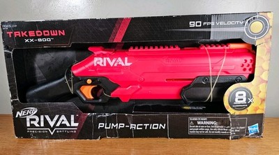 Hasbro Nerf Rival Takedown XX-800 Blaster- Red New SEE DESCRIPTION