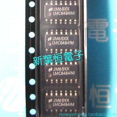 1x   LMC6484IM , OP   Quad 4 FUNC, 3000UV OFFSET-MAX,  , SOIC, PDSO14 #md