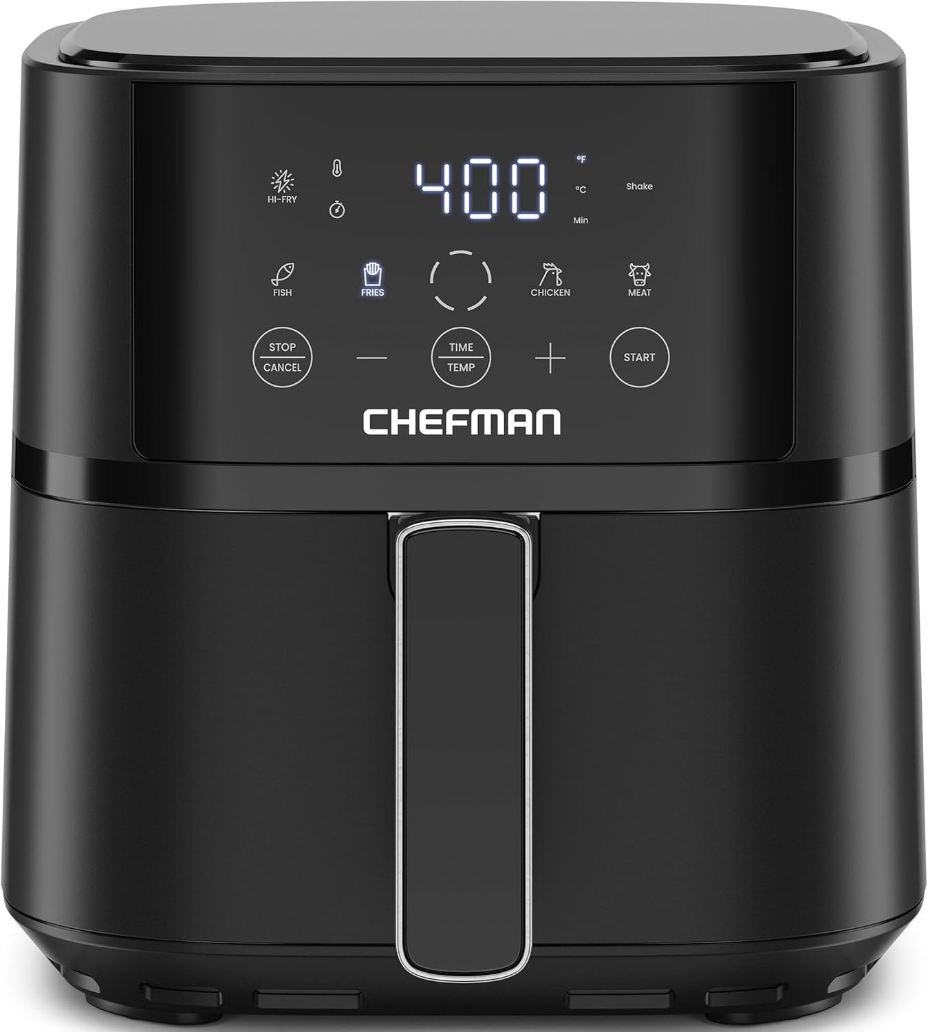 Chefman 4 QT Compact Air fryer for Quick & Easy Meals - Blac