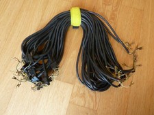 9 alte unbenutzte Anschlusskabel für W48, W49 in schwarz