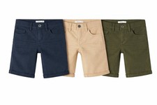 NAME IT Jungen Shorts Bermuda Kinder oliv bei...