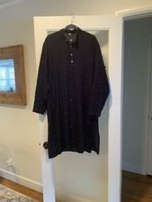Men s Navy Blue Kurta For Indian Festivities-WORN ONCE