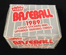 Sealed 1989 Fleer MLB Baseball Updated Factory , Look for Griffey, Smoltz Rookie
