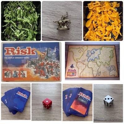 RISK THE WORLD CONQUEST BRETTSPIEL von PARKER HASBRO 2004 - Ersatzteile aussuchen