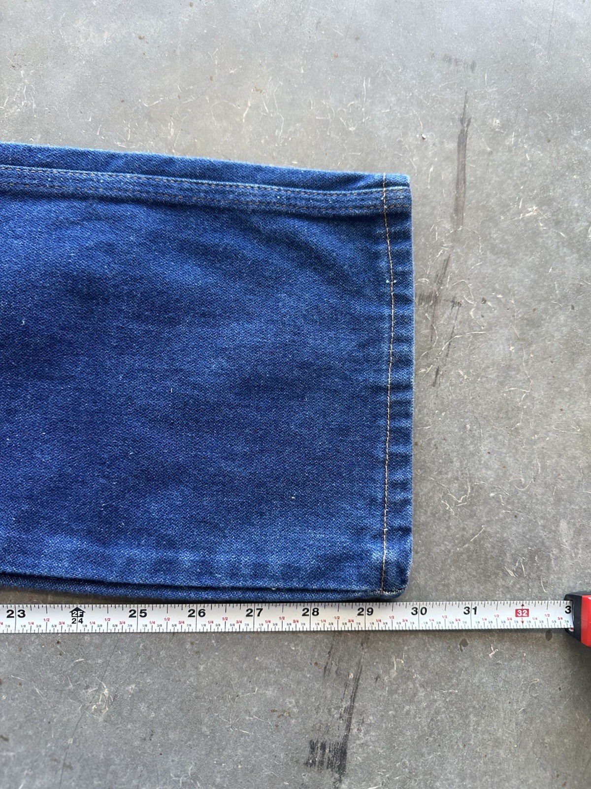 Vintage 70s Wrangler NWOT Straight Leg Jeans West… - image 10