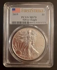 2019 PCGS Silver Eage MS70 First Strike