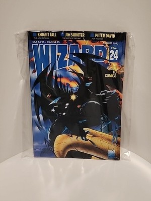 Wizard Comic Magazine 24 Aug. 1993 Knight Fall