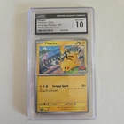 PIKACHU 2024 POKEMON BLACK STAR PROMOS WORLD CHAMPIONSHIPS 190 CGC 10