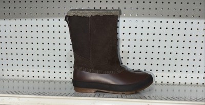 Xtratuf Legacy LTE Womens Suede WP Insulated Winter Snow Boots Size 6 Brown