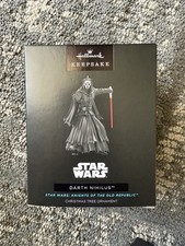 SDCC 2025 Hallmark STAR WARS  KNIGHTS REPUBLIC DARTH NIHILUS ORNAMENT Exclusive