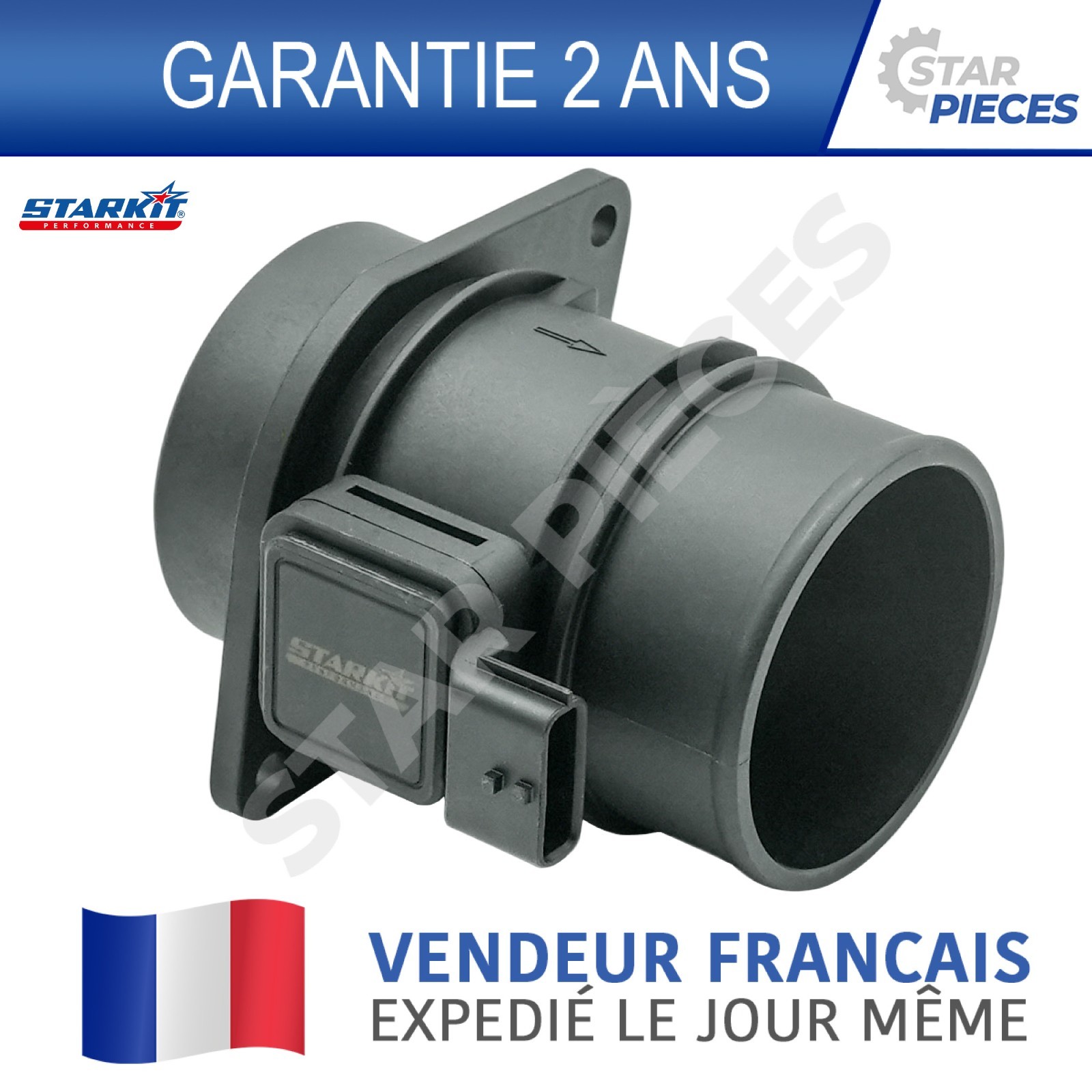 Débitmètre d'air dCi référence H820030000 pour rechange Master, Trafic et Kangoo - 2