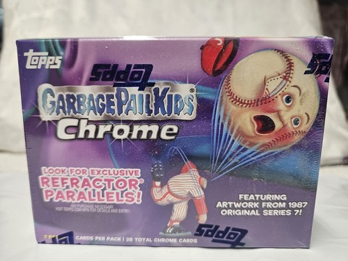 2024 TOPPS GARBAGE PAIL KIDS CROMO SERIE 7 BLASTER BOX SIGILLATO IN FABBRICA - Foto 7 di 8