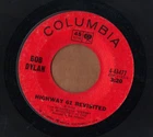 BOB DYLAN - Highway 61 Revisited + Can You Please Crawl - COLUMBIA 60s rock 45