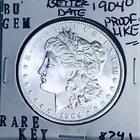 1904 O BU GEM MORGAN SILVER DOLLAR UNC MS+++ U.S. MINT RARE COIN 8741