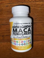 Clean Nutraceuticals Ashwagandha Maca Root Fenugreek Supplem