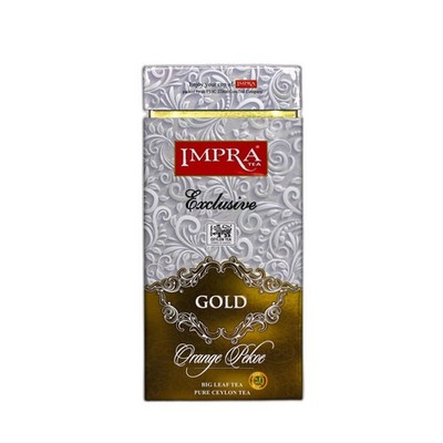 IMPRA GOLD Exclusive Orange Pekoe Loose Big Leaf Pure Ceylon Black Tea 200g 7oz