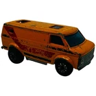 Vtg Matchbox Lesney Superfast SF68 CHEVY Van Orange w/ Blue Windows
