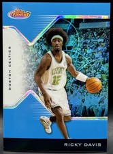2004-05 Topps Finest Blue Refractor Ricky Davis 25/50 NM #12 Celtics Cavs