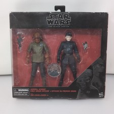 Star Wars 6  Black Series ADMIRAL ACKBAR & FIRST ORDER OFFICER 2-PACK TRU Sealed