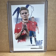 Futera Fx World Football Martin Odegaard #061 Blue /10 Norway Soccer Card