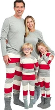 Family Matching Holiday Pajamas 100% Organic Cotton Unisex Coordinating Sets